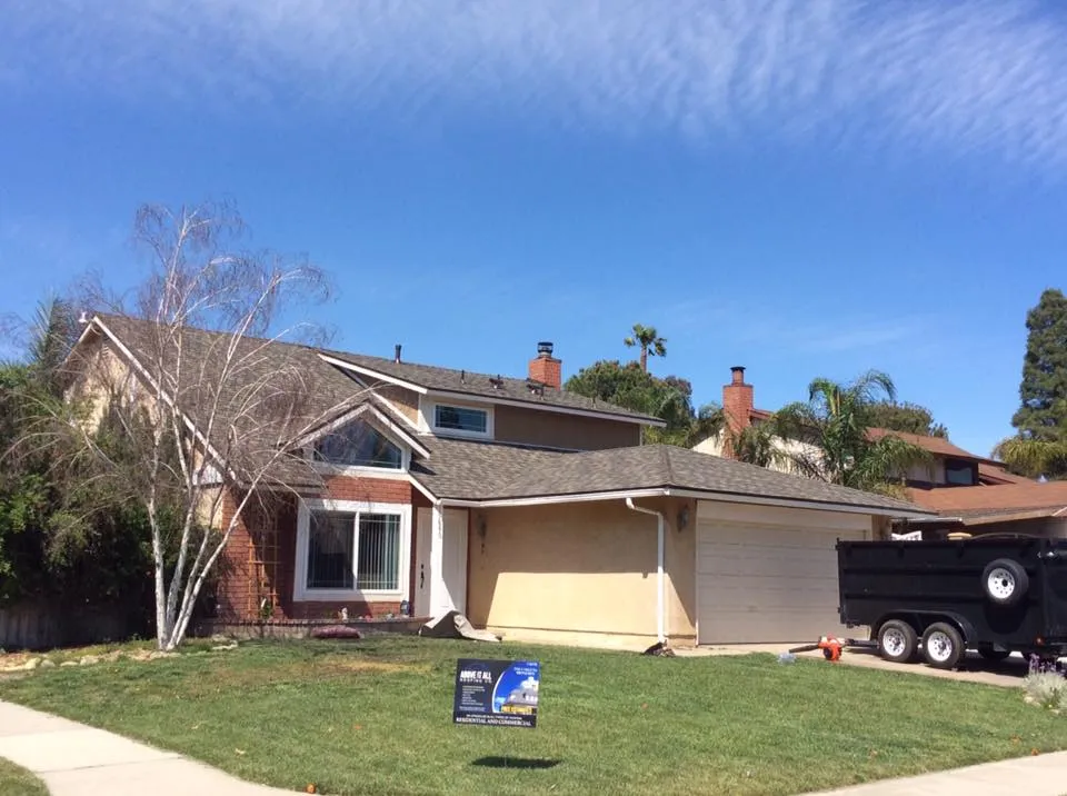 Professional roofing work by Above All Roofing